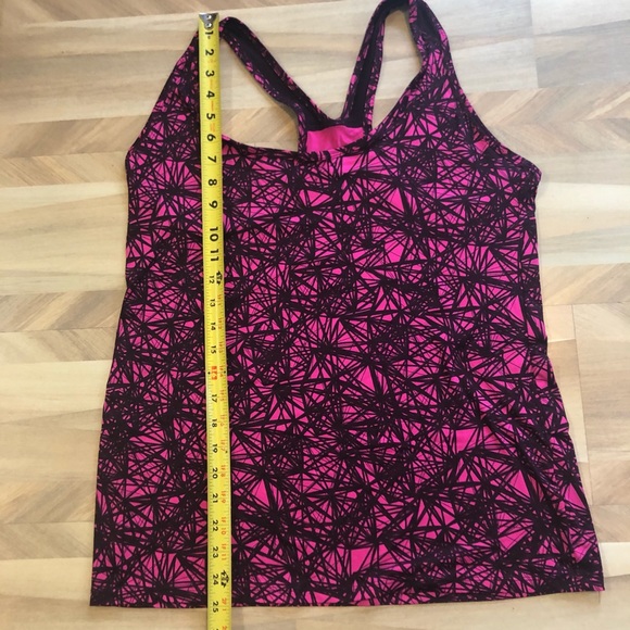 NWOT- pink patterned drifit tank - Picture 4 of 5